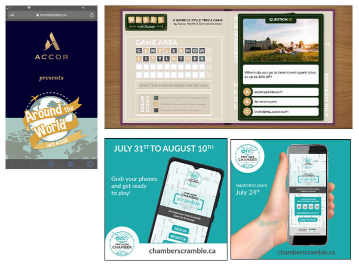 Accor's Around the World, Words with Accor and Port Hope Chamber Scramble